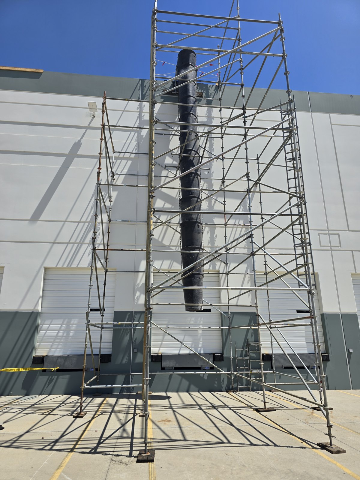 Trash Chute Tower by Scaffold Solutions Unlimited